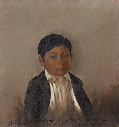 Colombia, Barranquilla, Portrait of Boy by Frederic Edwin Church